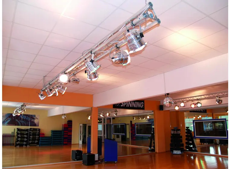 EUROLITE PAR-56 Short with cable silver 